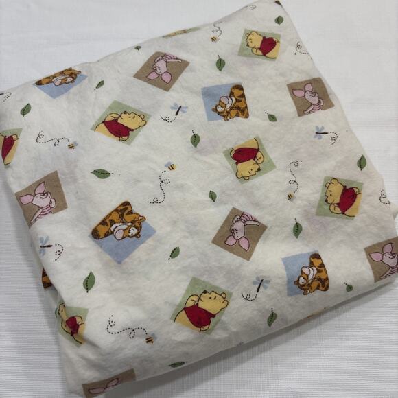 Disney Baby Winnie The Pooh Crib Nursery Bedding Blanket Sheet Dust Ruffle Set - Picture 11 of 12